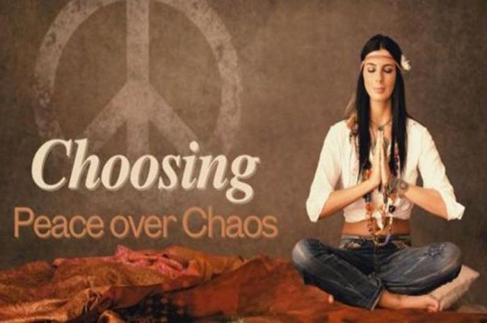 Choose Peace over Chaos